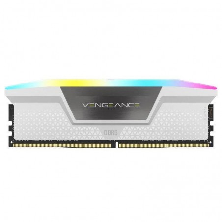 MEMORIA RAM 32GB (2X16GB) CORSAIR DDR5 6000MHZ VENGEANCE RGB WHITE