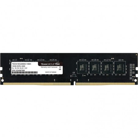 MEMORIA RAM 16GB TEAMGROUP ELITE DDR4 2666MHZ