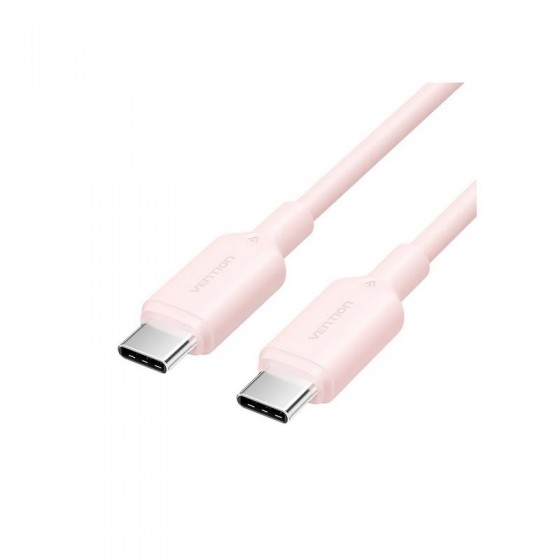 CABLE USB-C 2.0 VENTION TIPO USB-C/M - USB-C/M 3A 1M ROSE
