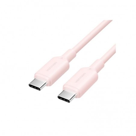 CABLE USB-C 2.0 VENTION TIPO USB-C/M - USB-C/M 3A 1M ROSE