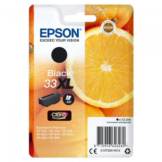 TINTA EPSON C13T33514012 BLACK XL 33XL PREMIUM