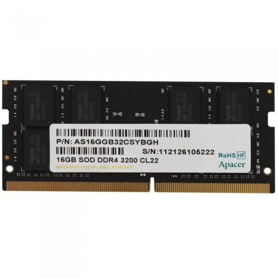 MEMORIA SODIMM 16GB APACER...