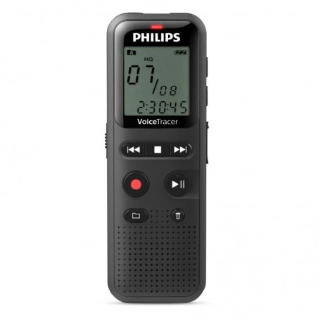 GRABADORA DE VOZ PHILIPS VOICETRACER DVT1160 BLACK
