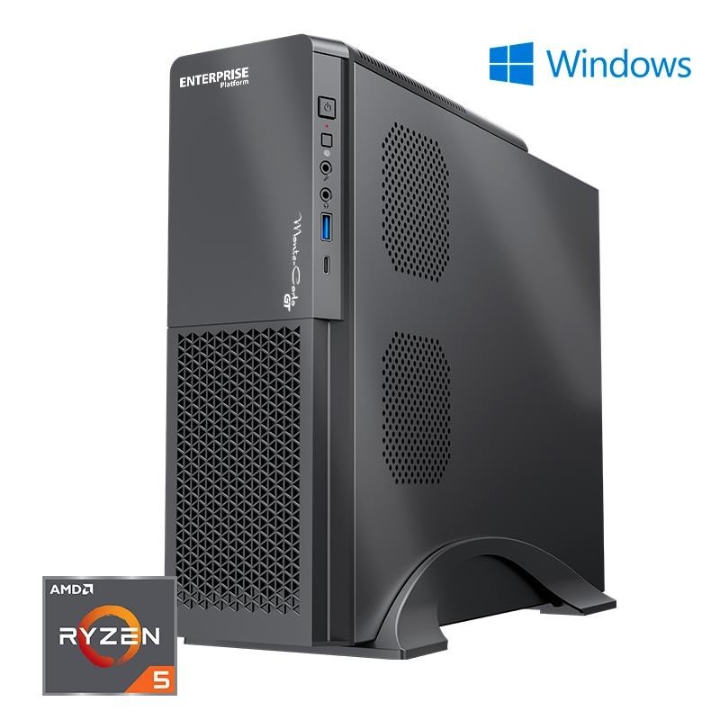 ORDENADOR ENTERPRISE MONTECARLO GT PB GIGABYTE RYZEN 5 5600G/8GB/SSD500M2/LMT/5Y/W11PR