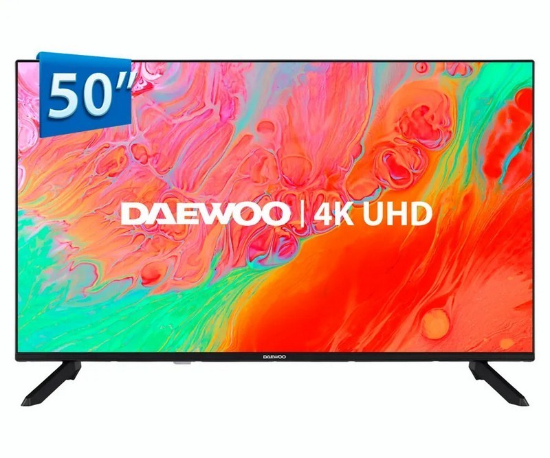 TELEVISOR DAEWOO 50 LED UHD 4K USB SMART TV WIFI BLUETOOTH