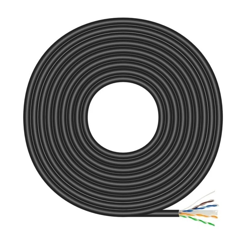 CABLE DE RED BOBINA CAT.6 UTP 100M AISENS BLACK