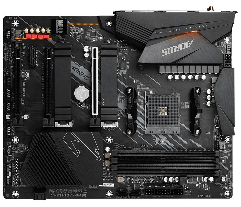 PLACA BASE GIGABYTE GA-B550-AORUS ELITE AX AM4 4XDDR4 HDMI DP