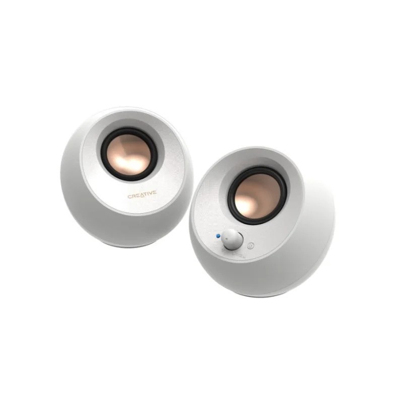 ALTAVOCES CREATIVE PEBBLE 2.0 V3 BLUETOOTH WHITE