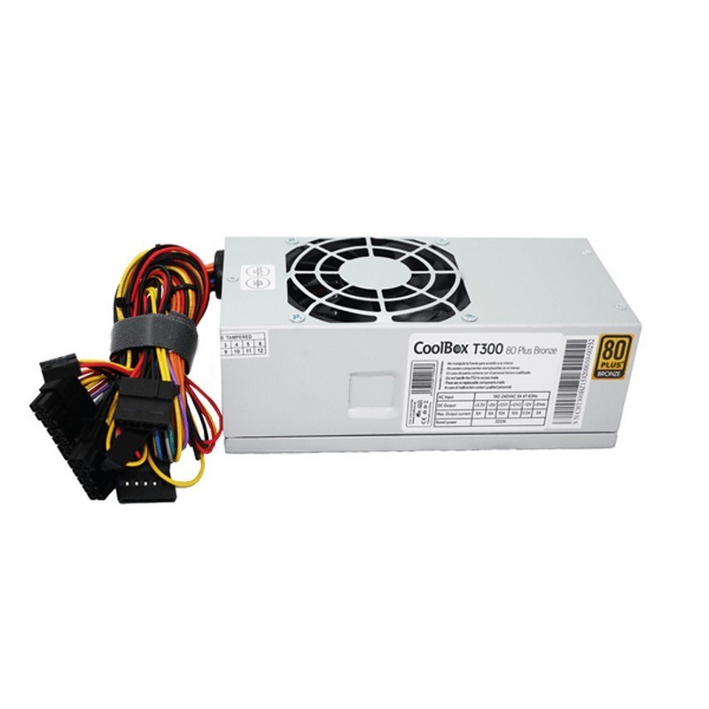 FUENTE DE ALIMENTACION COOLBOX 300W TFX 80 PLUS BRONZE