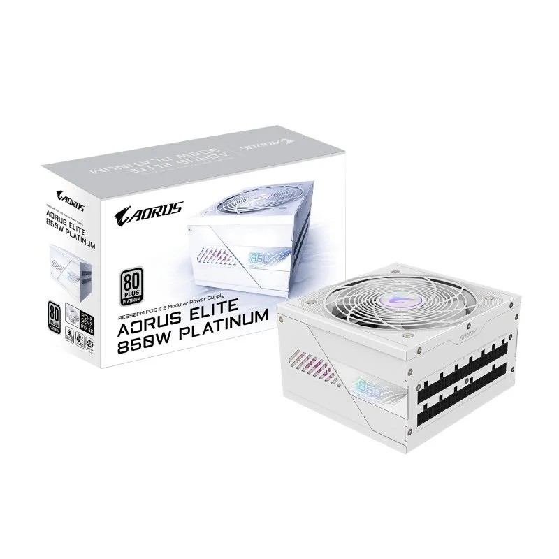 FUENTE DE ALIMENTACION GIGABYTE AORUS ELITE 850W  80+ MODULAR ATX PLATINUM