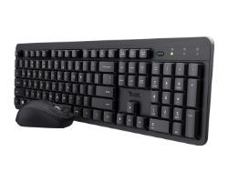 TECLADO + RATON TRUST ODY II WIRELESS SILENT BLACK
