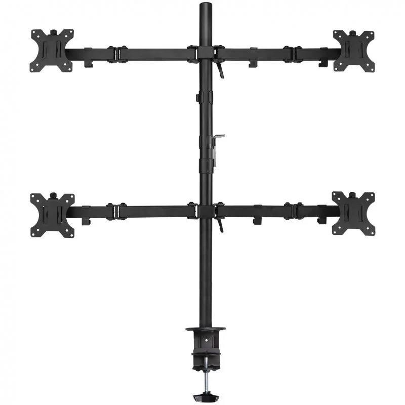 SOPORTE DE MESA TV/MONITOR EWENT EW1514 10-32 4 BRAZOS BLACK