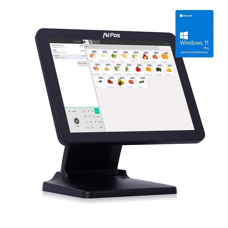 TPV AVPOS K5000 15 ALUMINIO FLEX I5 10TH/8GB/128GB/WIFI/MULTIMEDIA/W11P 3Y